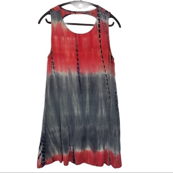 WONDERLAND Dresses & Skirts - Wonderland by Orange red and gray tie dye …